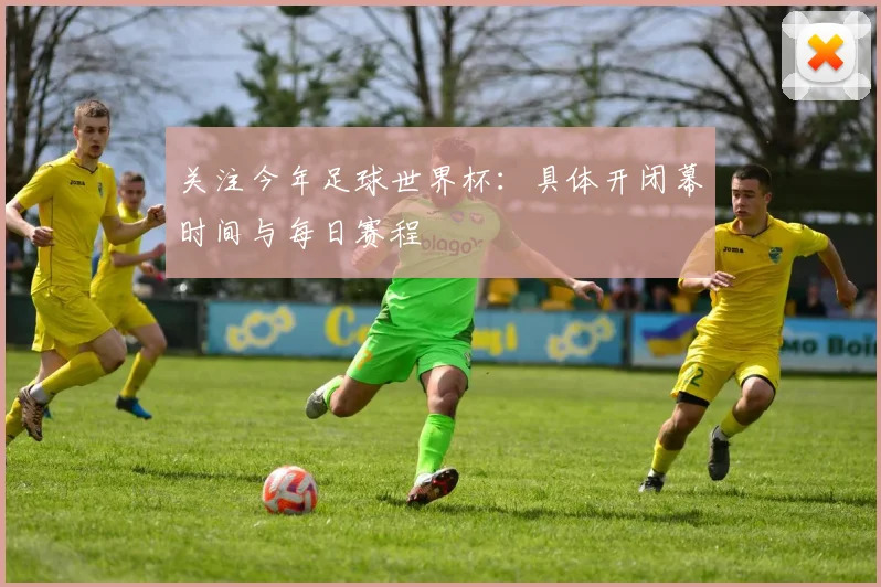 关注今年足球世界杯：具体开闭幕时间与每日赛程