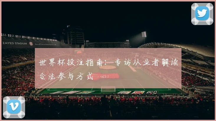 世界杯投注指南:专访从业者解读合法参与方式